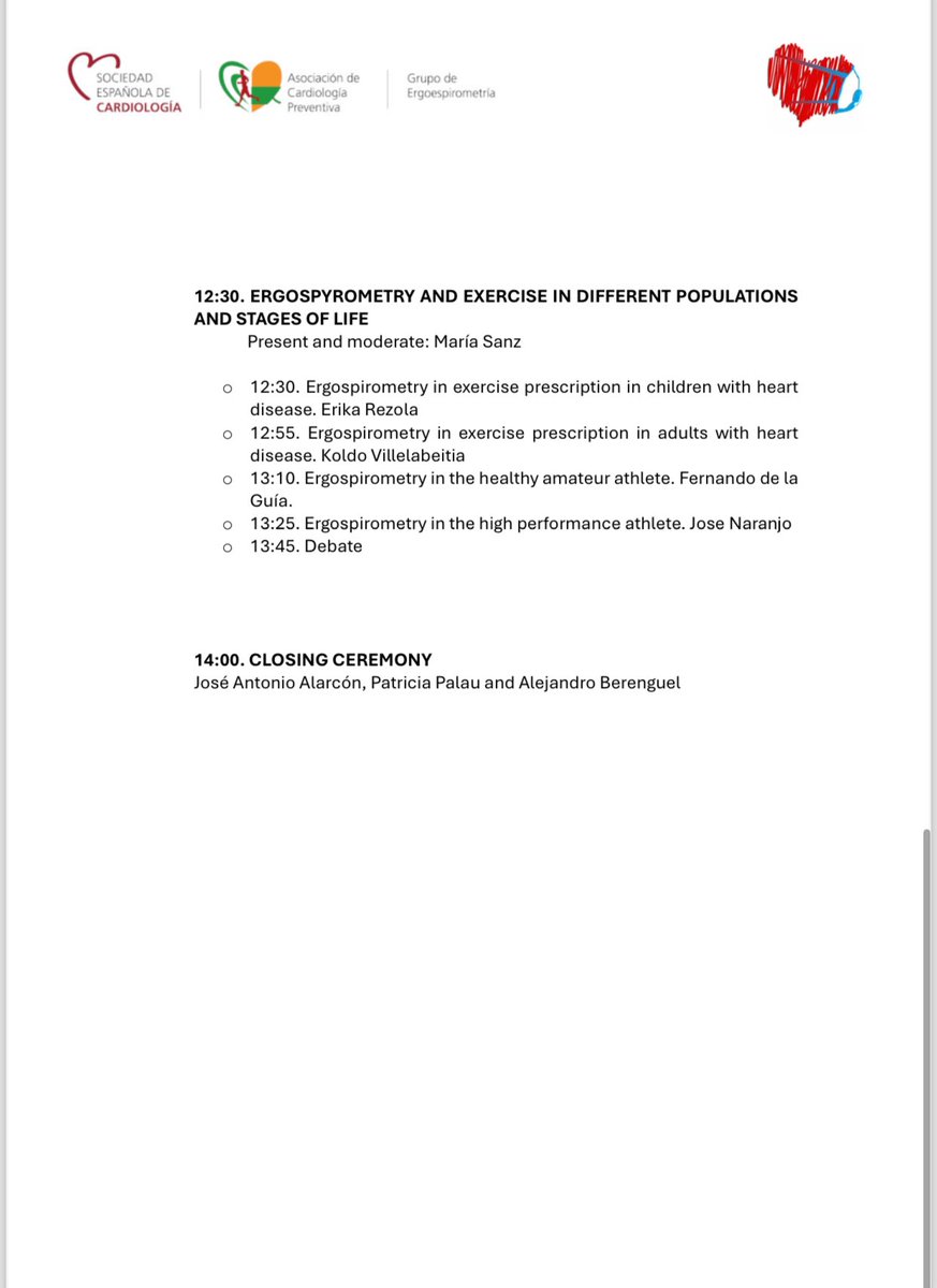 The best #CPET meeting ever held in Spain. November 7-8. #ErgoDonostia2024 Spectacular program and speakers! Also in streaming. George Brooks, @GuazziMarco, @doctorinigo, @PatriciaPalau1, @josalar13, José Naranjo, @Cardio_delaGuia, @yulnunezvill and many more.... essential!!