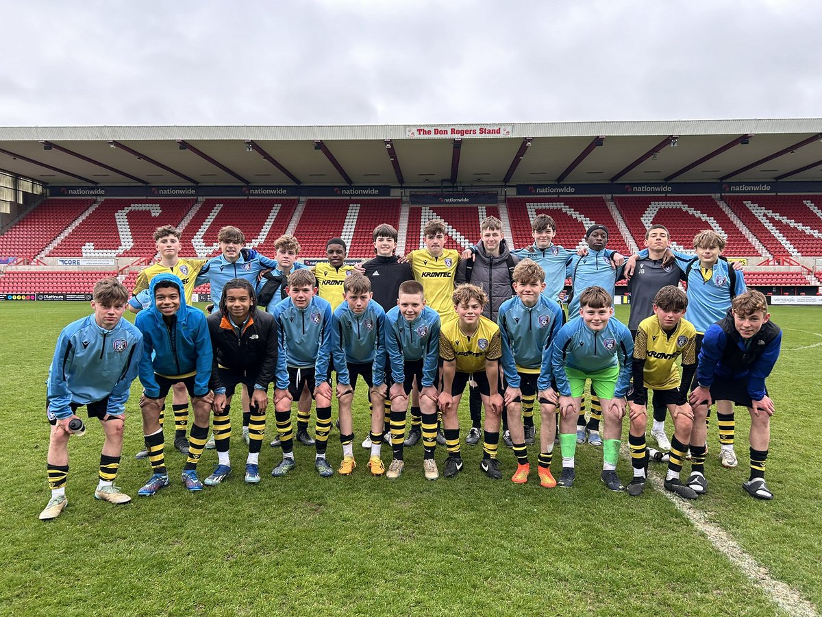 Another exciting opportunity for our club this evening, as our U13’s & U14’s @jpluk teams played against @academystfc on The County Ground pitch.

🟡⚫️⚽️🔴⚪️

#wiltshirefootballacademy
#wherethebestplayersplay
#swindontownfc
#juniorpremierleague
#imaginecruising