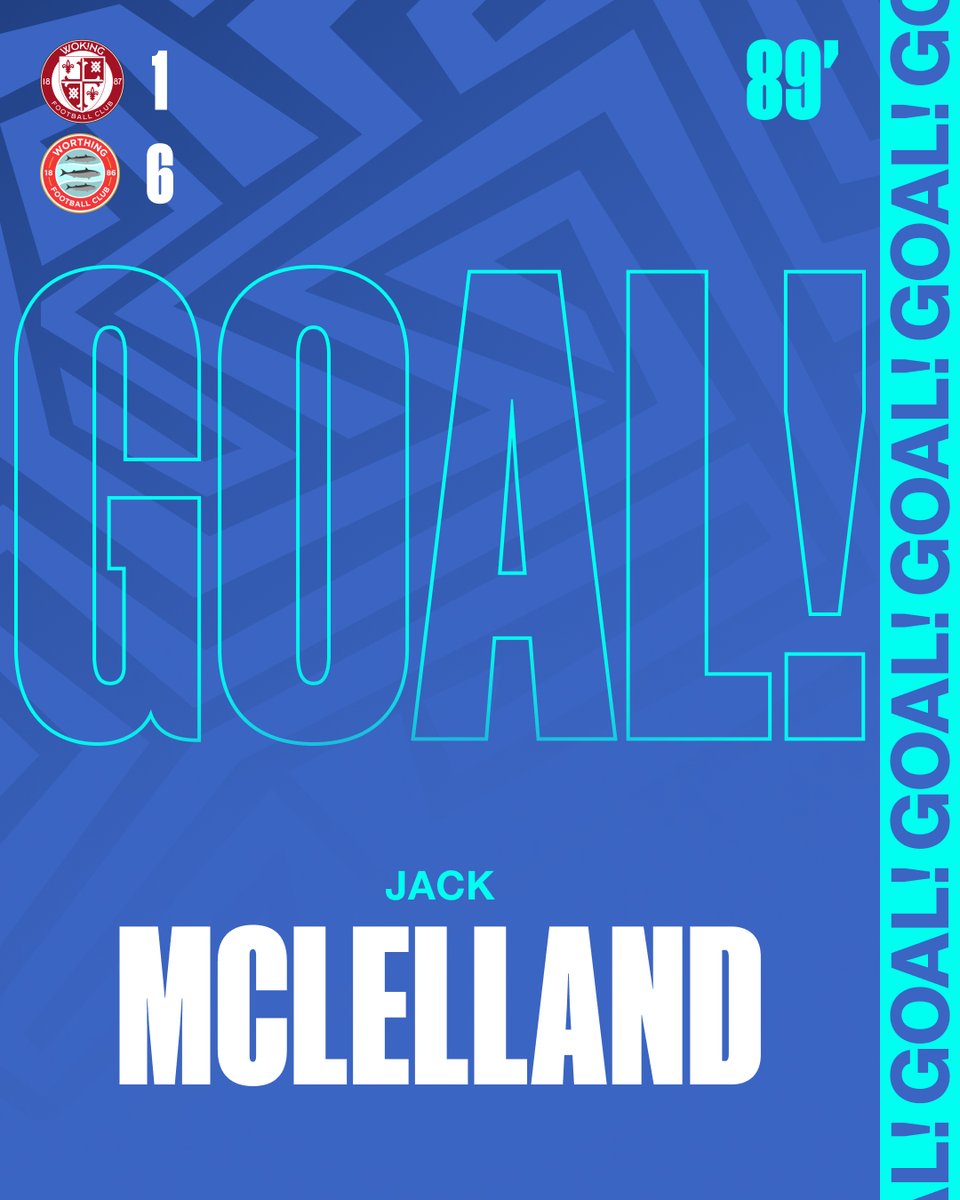 Great work from Stan down the right, his cross tidily converted by Jack for our sixth.
89' | 1-6 | #WorthingFC