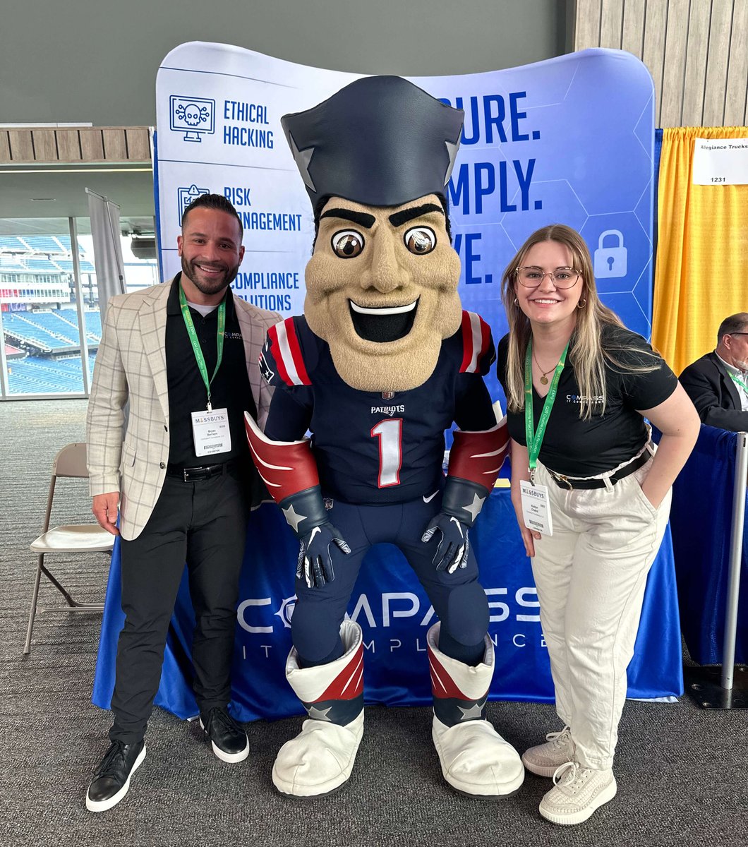 A special guest graced our table earlier today during the MASSBUYS EXPO at Gillette Stadium!