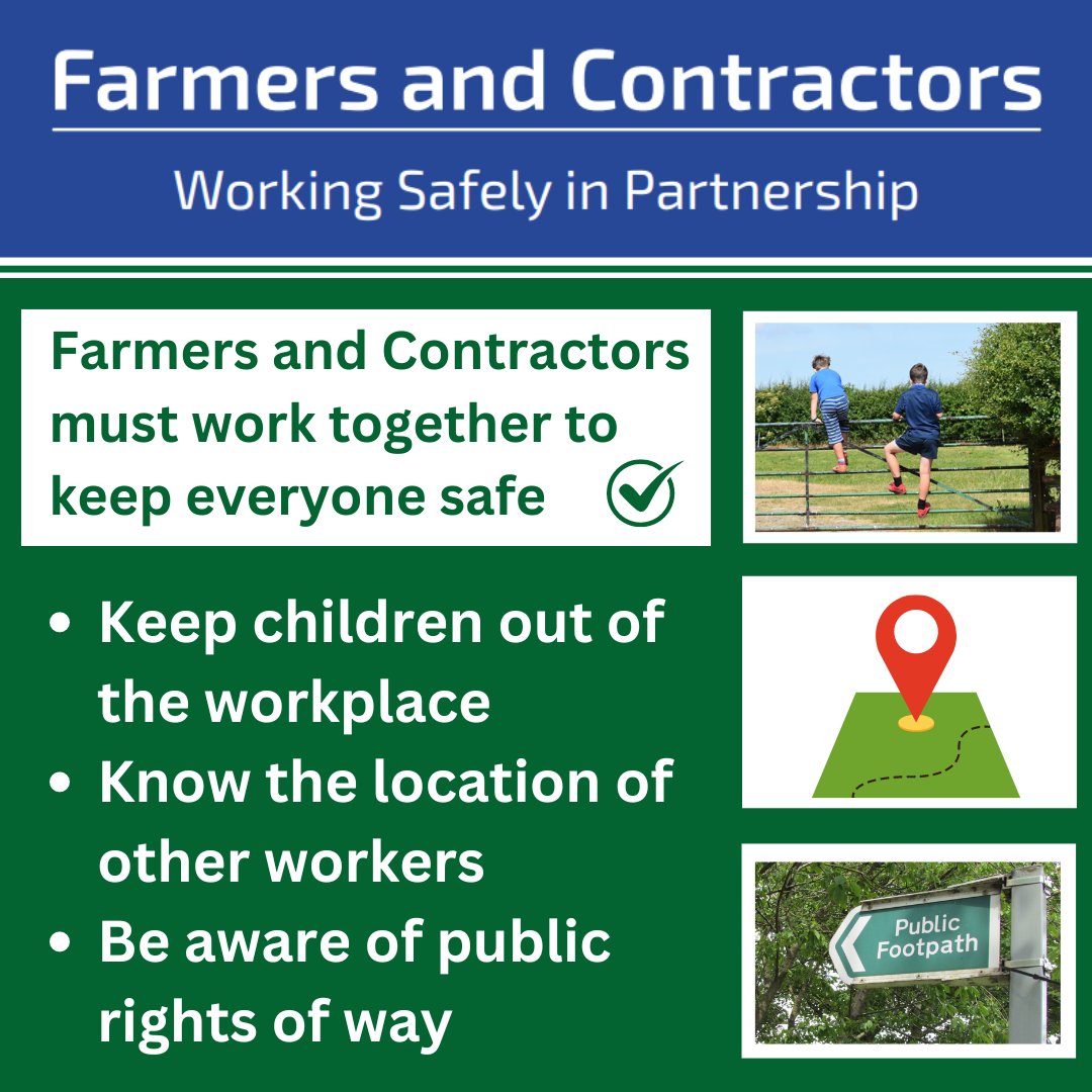 Keep everyone safe & on track for #Harvest2024. Download the full Farmers & Contractors Working Safely in Partnership, written in collaboration with 
@NFUtweets tinyurl.com/NAACGUIDE

#Farming #Agribusiness #Farm @farmsafetywales

@FSP_England @Farmconmagazine @nfu_farmsafety