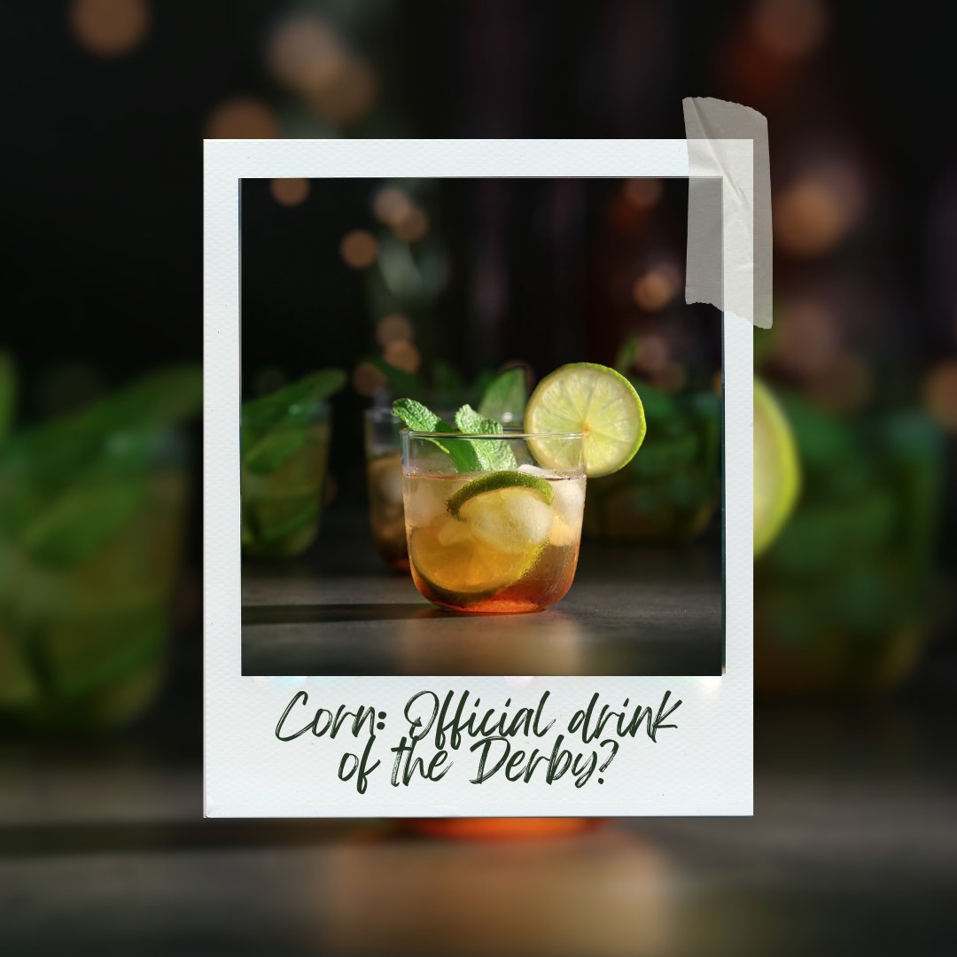 It's Derby Day. As you raise a toast to the winner or mark the event with a mint julep, corn is key to your celebration. DYK: to qualify as bourbon, the grain mash must consist of 51% corn during the distilling process.