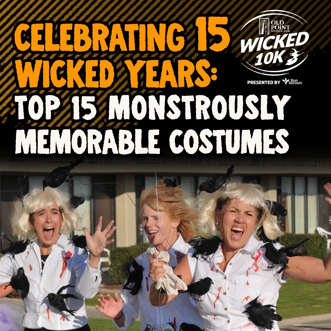 Happy Halfway to Halloween! 

To celebrate 15 years of the @opnb Wicked 10K presented by @BonSecours, we took a trip down memory lane. From spooky to downright clever, we've gathered up 15 of the most memorable costumes to have run the VB Boardwalk. bit.ly/3JM4eHK
