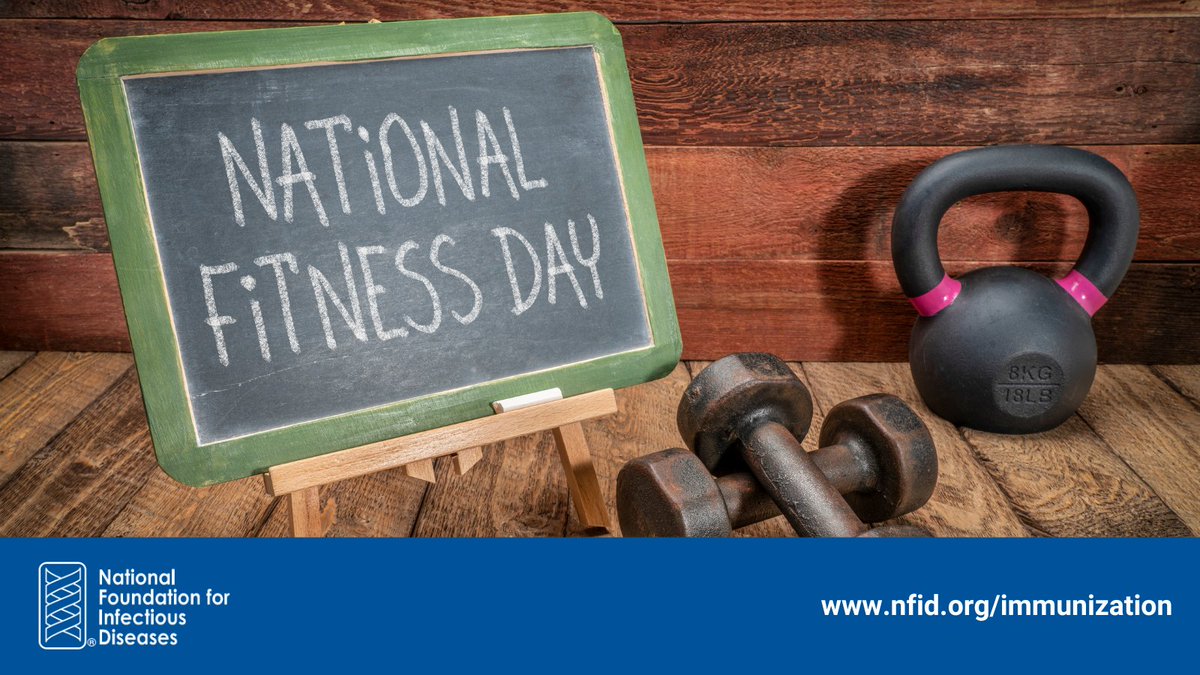 On #NationalFitnessDay, remember that #vaccines help keep people of all ages and genders healthy. 

Learn more: ow.ly/7ZlF50Rj5hQ 

#OlderAmericansMonth #WomensHealthMonth #GetVaccinated