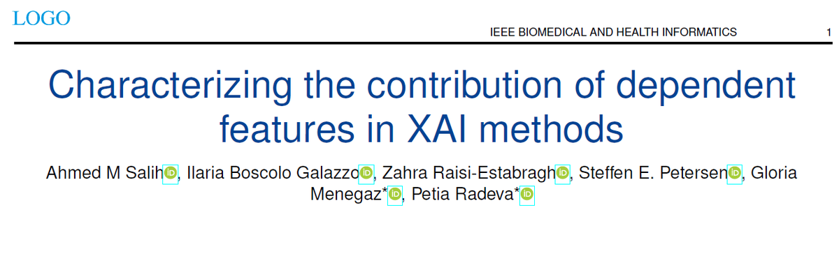 Do you apply Explainable AI with collinear data?
Here our latest contribution on evaluating XAI with presence of multicollinearity.
@zahra_raisi @s_e_petersen @radevap @GloriaMenegaz 
#explainableAI, #collinearity, #multicollinearity
ieeexplore.ieee.org/document/10517…