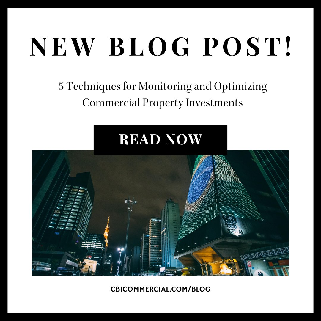 🏙️ Here's our latest blog post for 5 essential techniques to monitor and optimize your portfolio. Read now for expert insights and strategies that keep you ahead in the market! 🔍 Link in comment. #CommercialRealEstate #InvestmentTips #Blog