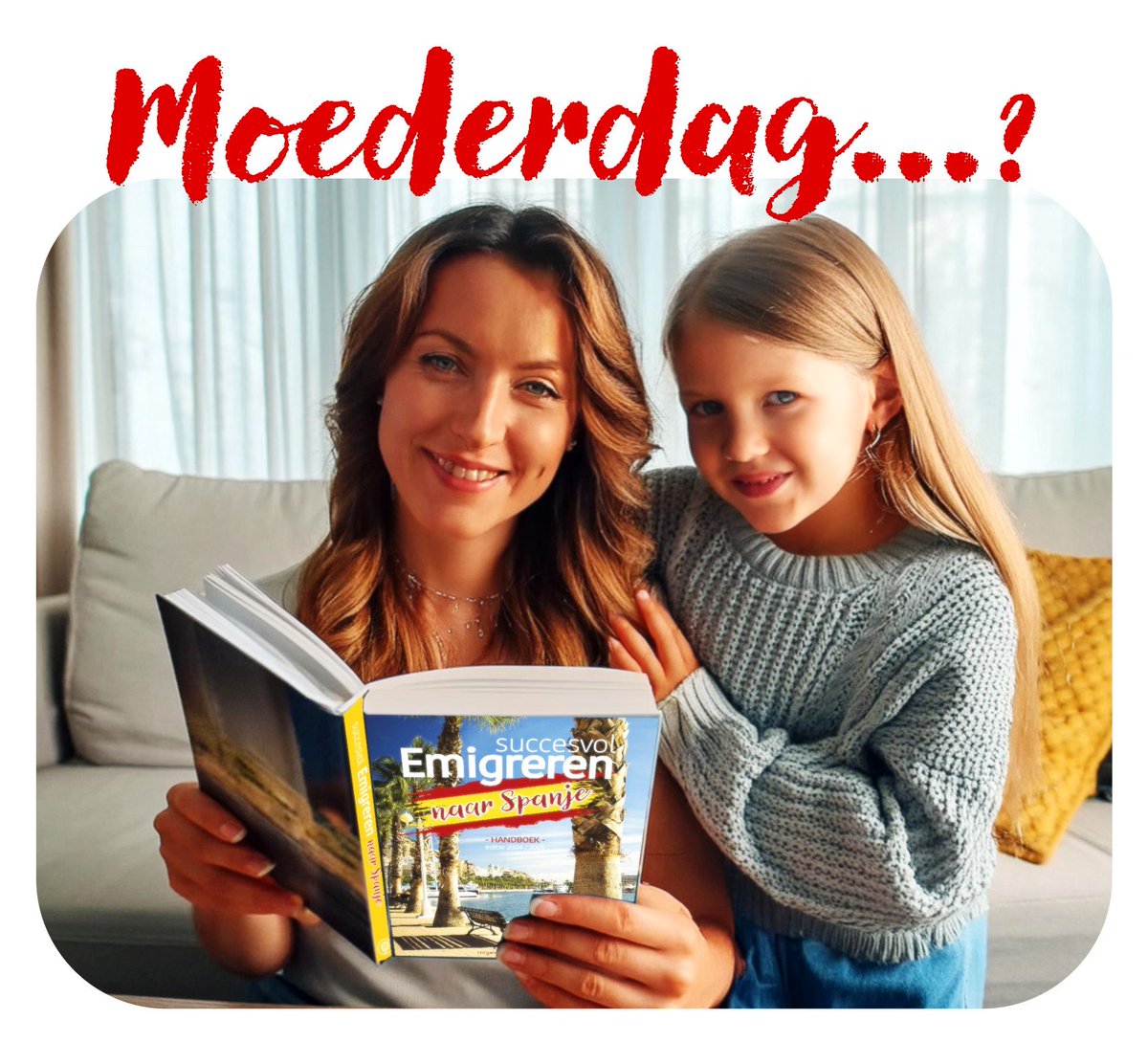 Het leukste cadeau voor moederdag op 12 mei! Succesvol Emigreren naar Spanje!
Bestel bij Bol via deze link en ontvang het op tijd: rb.gy/l8dmj5
