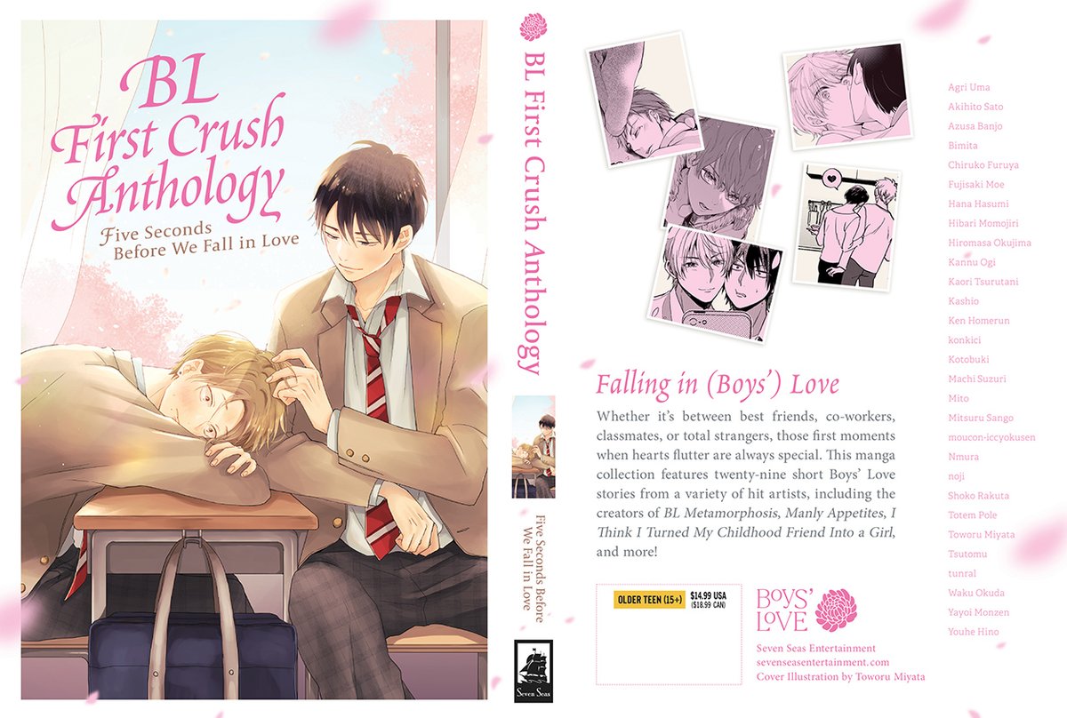 gomanga's tweet photo. BL FIRST CRUSH ANTHOLOGY: FIVE SECONDS BEFORE WE FALL IN LOVE | Various creators | $14.99 | May 14, 2024

A Boys’ Love/#BL collection of manga short stories about falling in love for the first time!

https://t.co/EchOaca5ZM https://t.co/2pKSBhZbYO