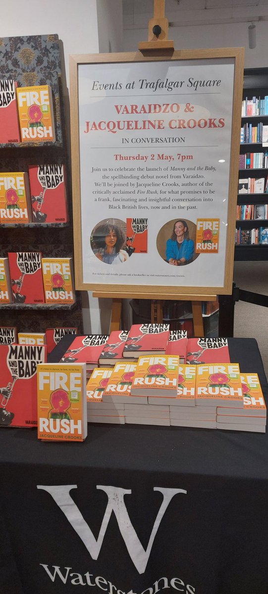 NicolaaGarrison's tweet image. An evening of utter joy. Thank you @WaterstonesTraf #MannyandtheBaby #FireRush