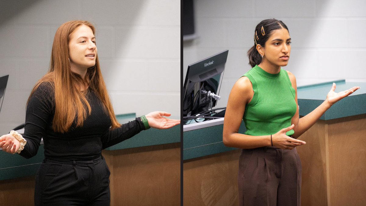 OVC students Bianca Garlisi & Meghan Brar are competing for U of G 3MT Community Choice Winner! Watch their presentations on YouTube & 'like' your favorite. Voting is open until May 7th, 4:30 p.m. EST. Winner will be determined by most 'likes'! 🏆👍 graduatestudies.uoguelph.ca/3mt