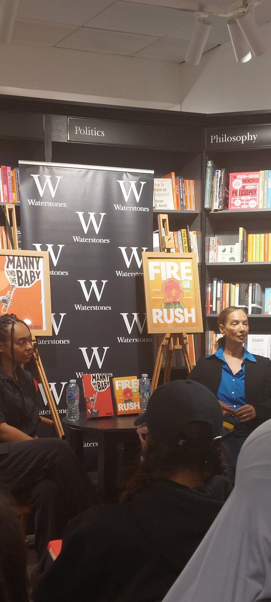 NicolaaGarrison's tweet image. An evening of utter joy. Thank you @WaterstonesTraf #MannyandtheBaby #FireRush
