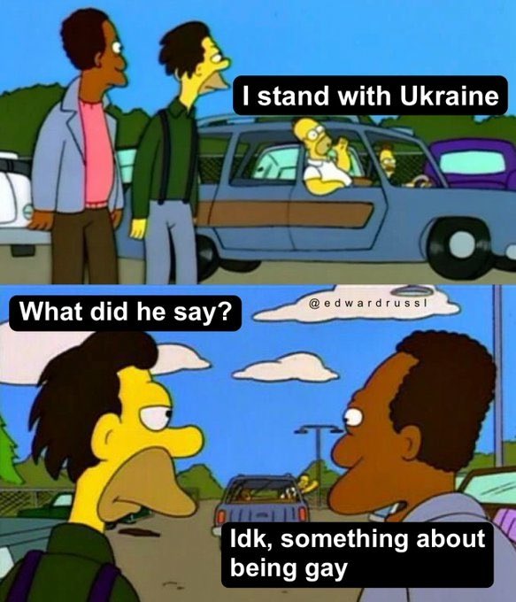 @krassenstein WHAT DID  @krassenstein SAY? 
#WeThePeople I Don’t Know 🤷🏽‍♂️ Something About Being Gay!! 😂 
#FuckUkraine 

#FuckUkraine 

#FuckUkraine