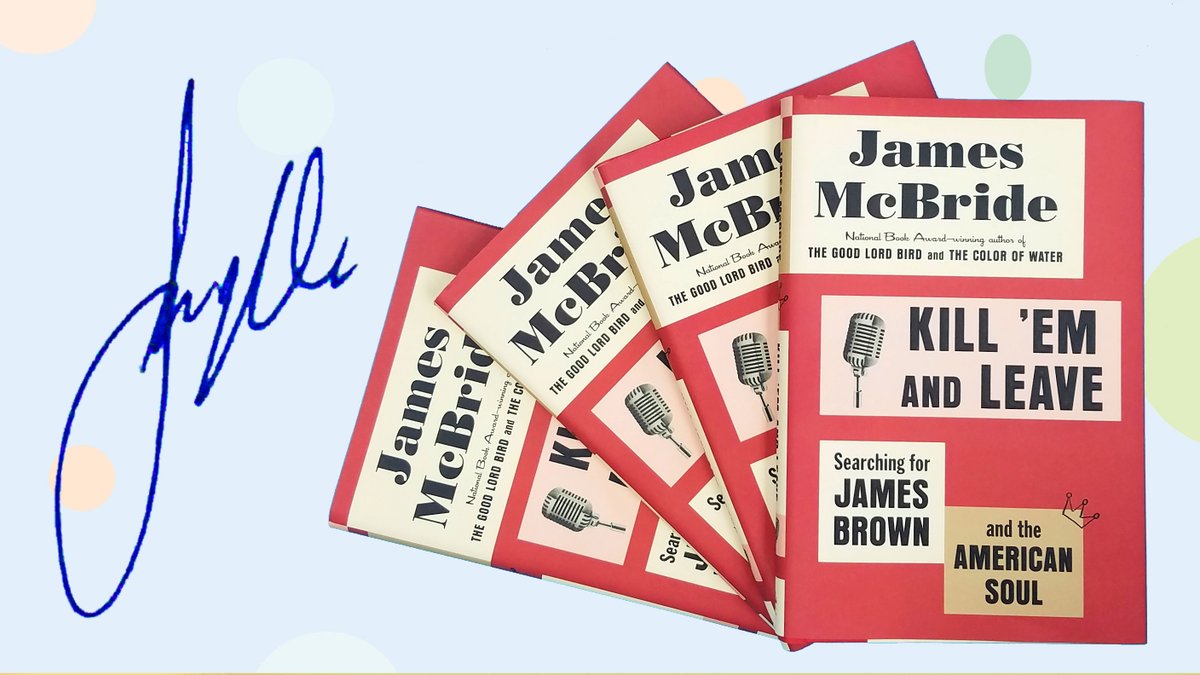 #OnThisDay in 1933, James Brown was born.

alabamabooksmith.com/signed-copies/…

#JamesMcBride #OTD @randomhouse
