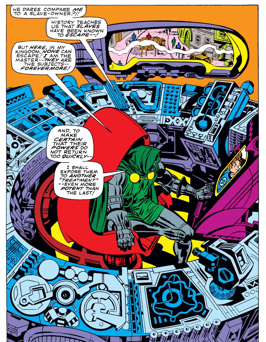 This splash page is RIDICULOUS. #Readmorecomics #DrDoom #JackKirby