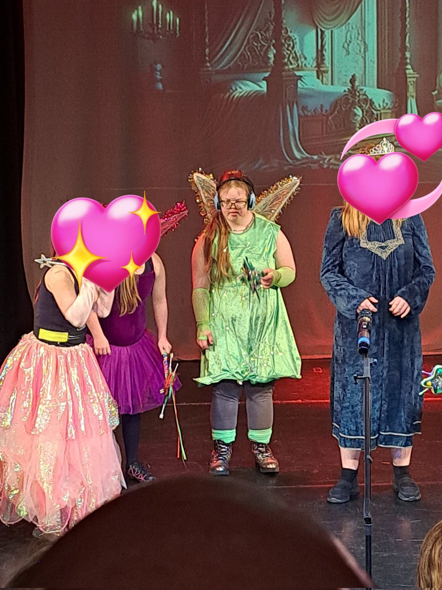 Cari was Tinkerbell in Identity School of Dance performance of Shrek The Musical. Forever proud of her and what she's achieving, and her friends too 🥰❤️ the work Identity do for people with additional needs is amazing! #InclusionMatters