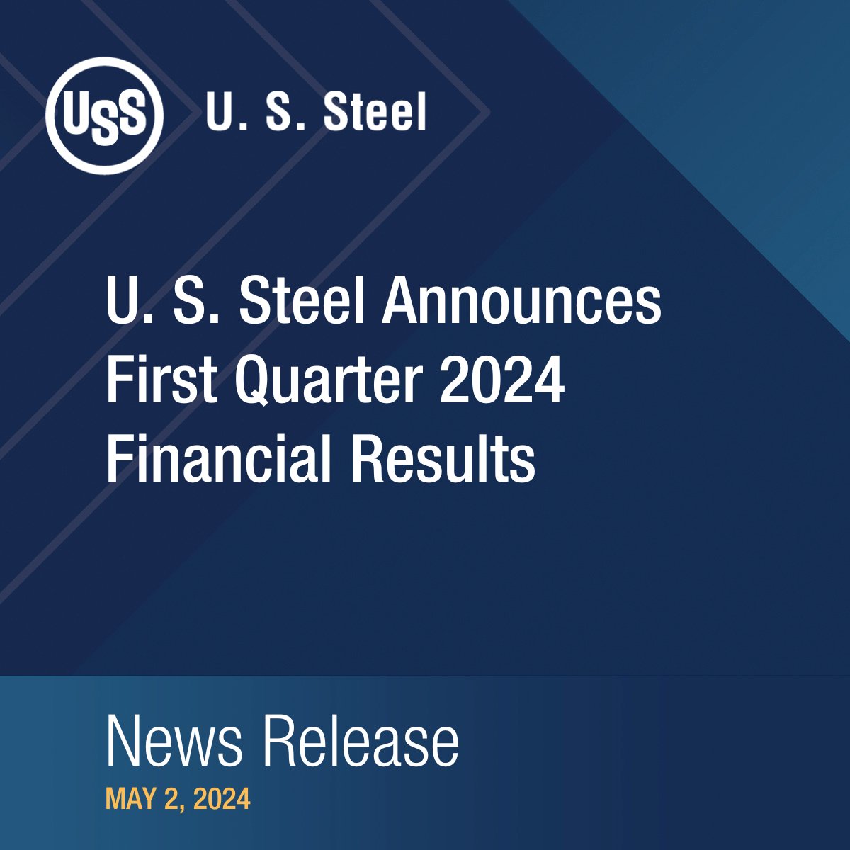 #USSteel safely delivered strong performance in the first quarter, including net earnings of $171 million. Our proven strategy continues to propel us forward as we deliver value for our stockholders. View Q1 #earnings here: ow.ly/WKKe50Rvcob