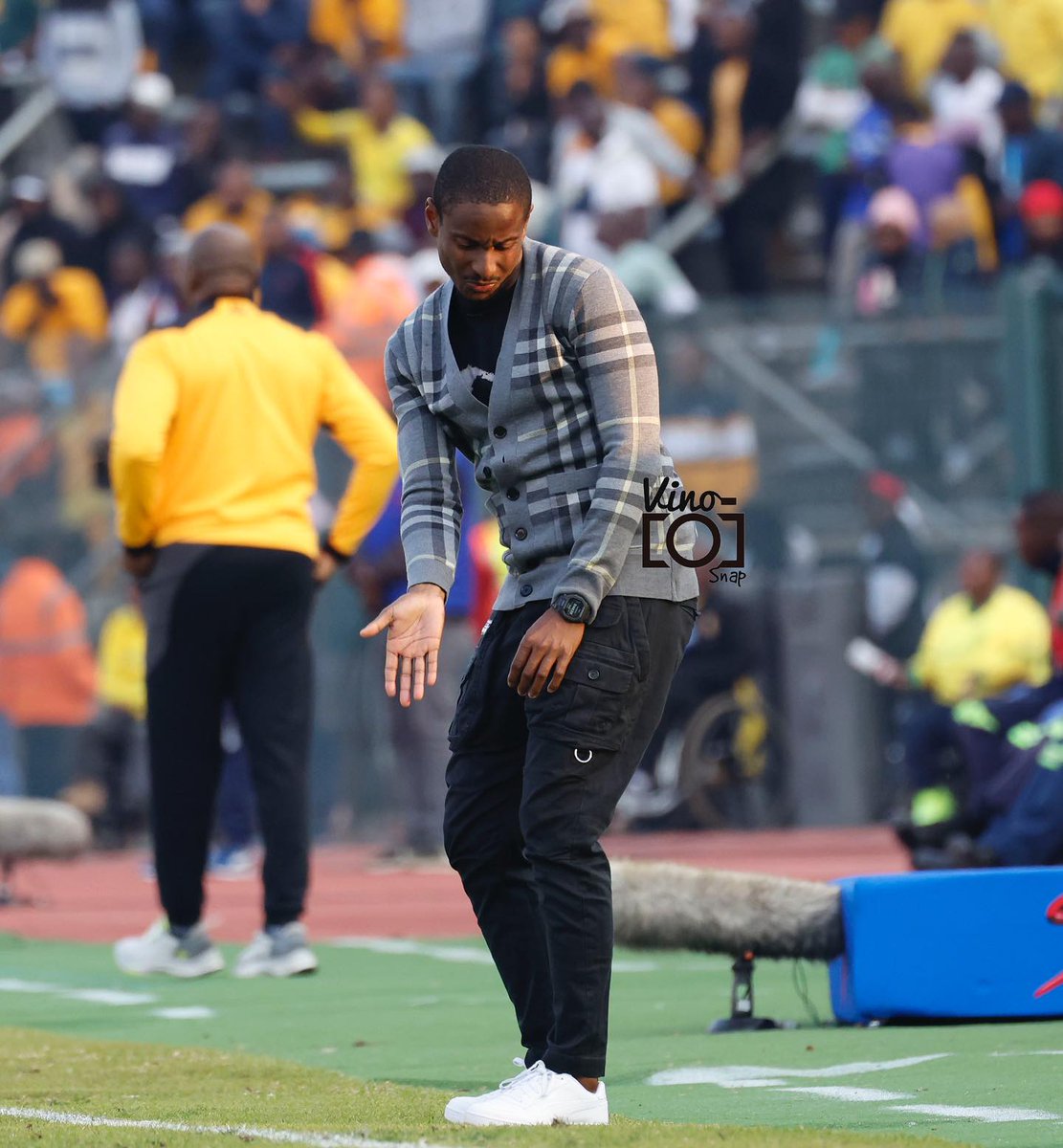 'I would like to thank the Chairman of the club, Mr Thlopi Motsepe, for the support he has given me,'
'He has been texting me every day for the past 3 weeks, encouraging me,
'I dedicate this title to him' - coach Rulani Mokoena. 
He is not going anywhere...