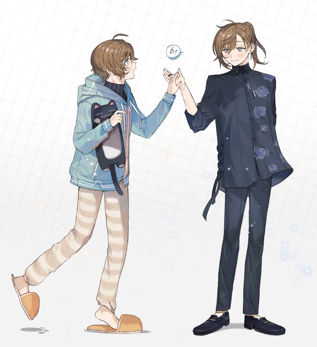 「2boys hoodie」 illustration images(Latest)｜5pages