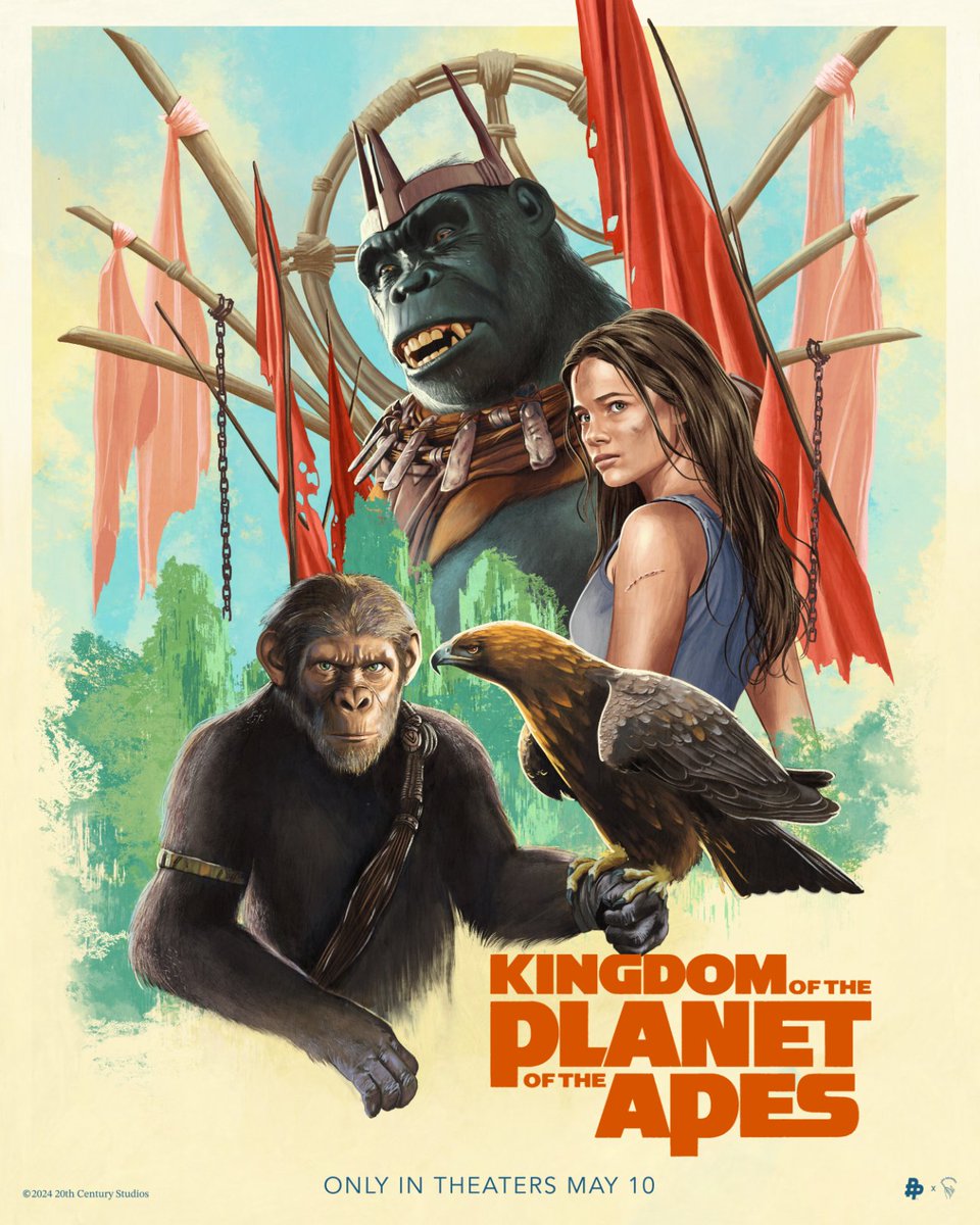New poster for Kingdom of the Planet of the Apes #PlanetOfTheApes #KingdomOfThePlanetOfTheApes