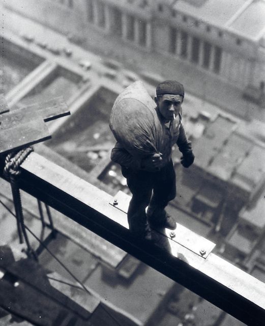 Construction of the Manhattan Co. Building at Forty Wall Street. 1930.