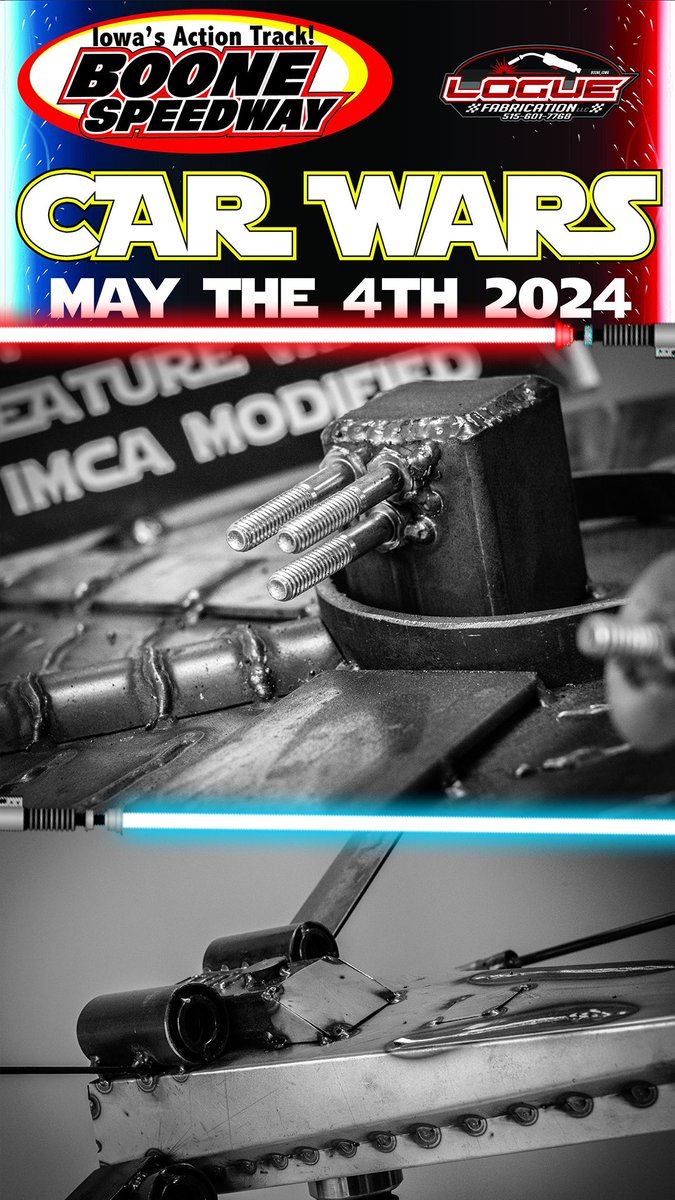 Sneak peak of the trophies for this weekends Car Wars at <a href="/BooneSpeedway/">Boone Speedway</a>