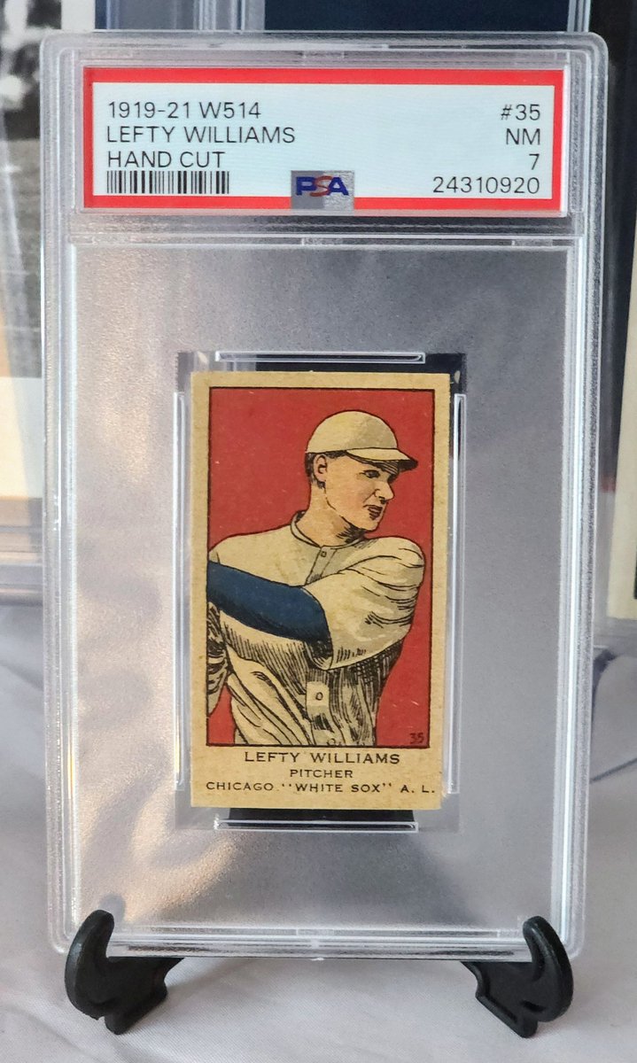 Mail Day share!  Post below if you had a good mail day.  Here's mine: 1909 E92 Dockman and Sons Cy Young PSA 2 and 1919-21 W514 Lefty Williams PSA 7 (Black Sox Scandal)
#cyyoung #dockmanandsons #leftywilliams #w514 #blacksoxscandal #chicagowhitesox #clevelandnaps #vintagecards