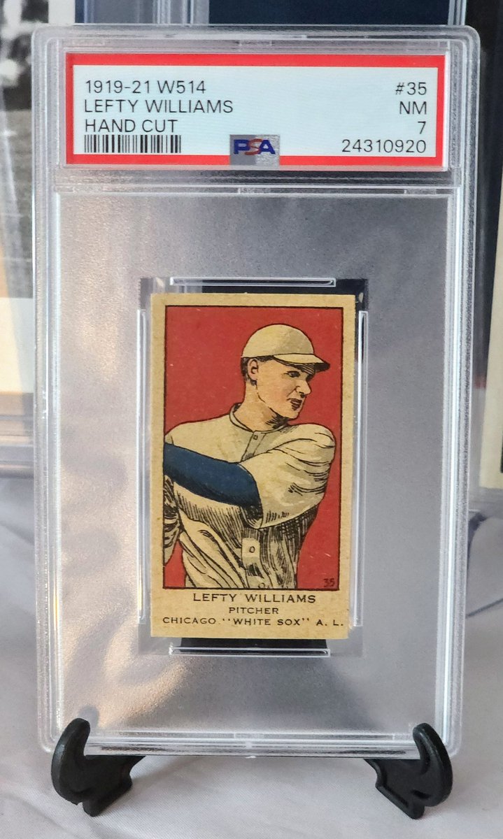 iconsportsUS's tweet photo. Mail Day share! Post below if you had a good mail day. Here's mine: 1909 E92 Dockman and Sons Cy Young PSA 2 and 1919-21 W514 Lefty Williams PSA 7 (Black Sox Scandal)
#cyyoung #dockmanandsons #leftywilliams #w514 #blacksoxscandal #chicagowhitesox #clevelandnaps #vintagecards https://t.co/1HM8ltY5ho