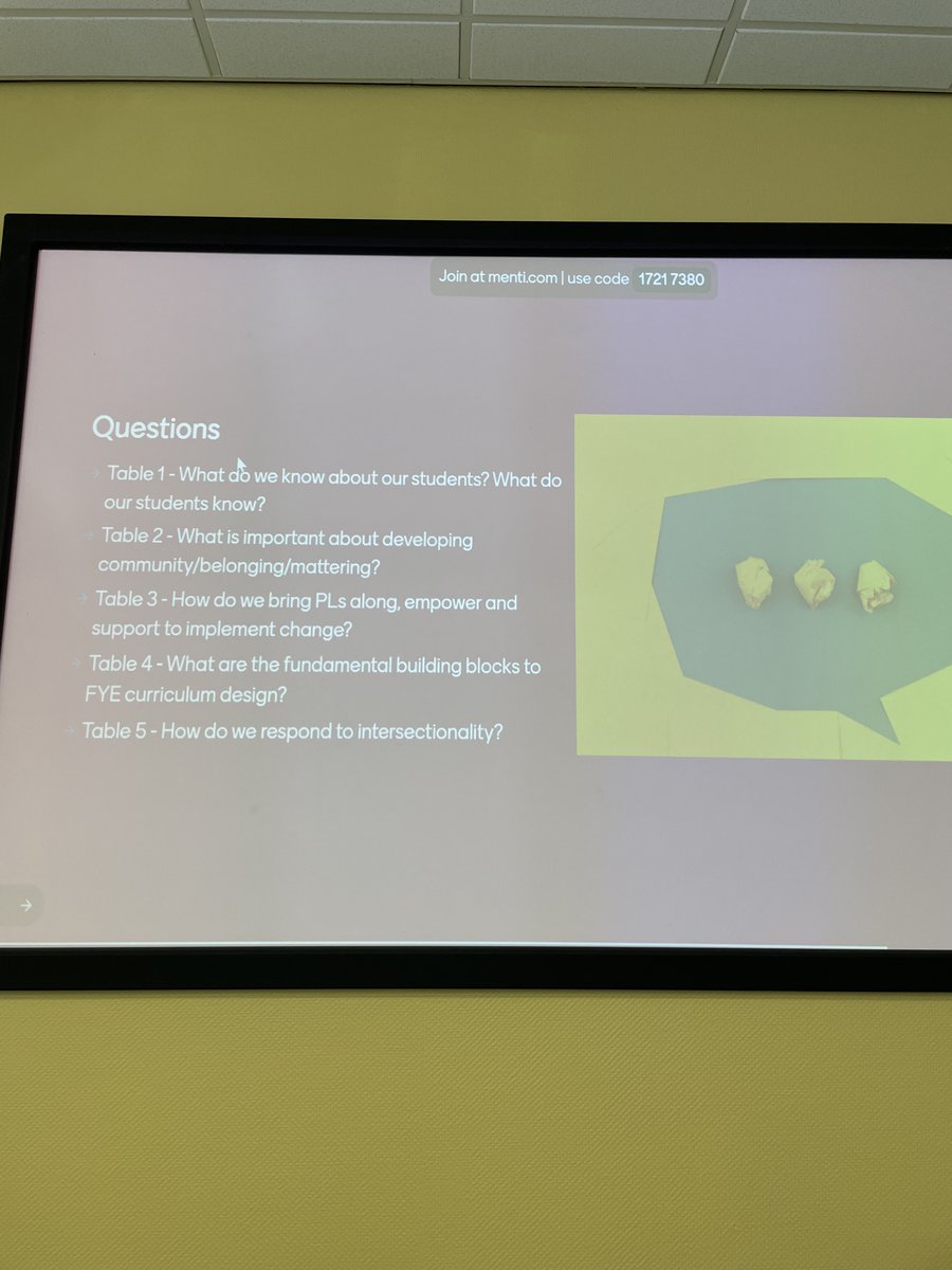 What a wonderful day at <a href="/UniWestScotland/">UWS</a> for the 1st Scottish First Year Experience Network (SFYEN) Symposium. A room full of inspirational colleagues with ideas, innovations and most importantly passion for student success. We've got plans and big ideas - watch this space 👀 !
