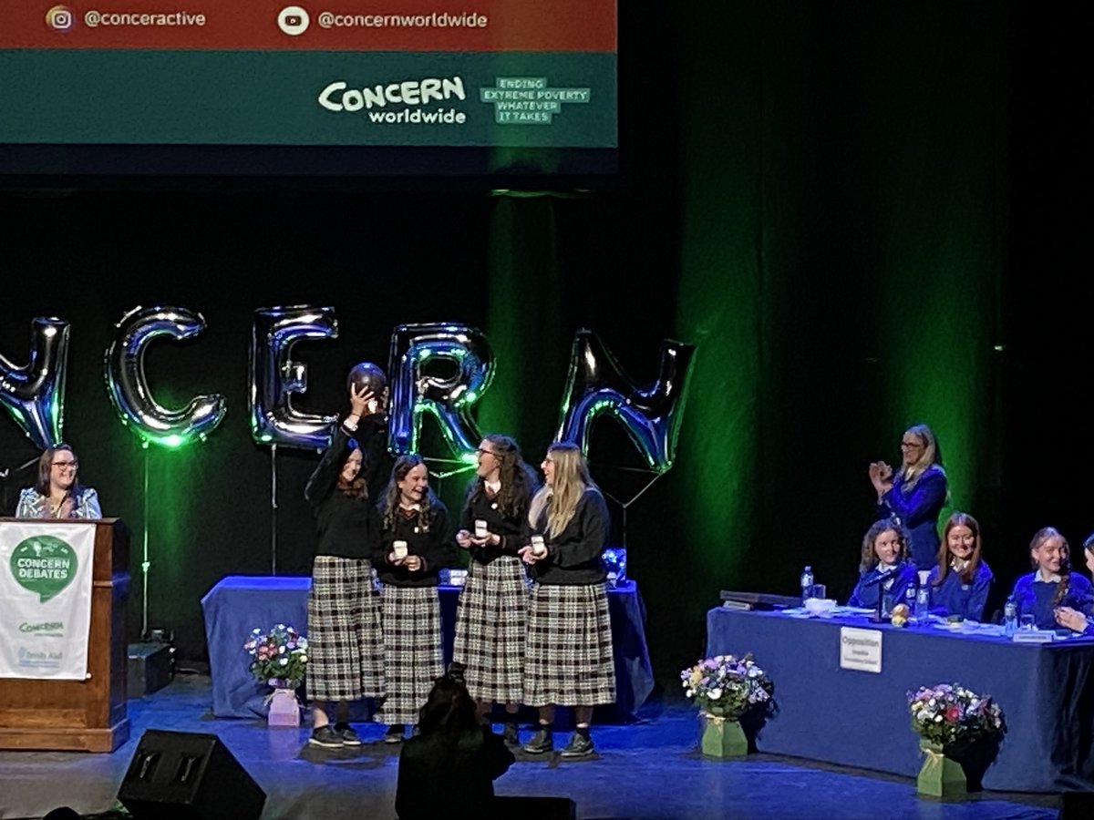 @Hazelwood_drom have won the 2024 @ConcernDebates final after a closely contested debate against @UrsulineThurles  at @TheHelixDublin