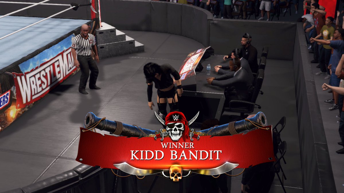 My final Match in #WWE2K22 @kiddbanditpro vs #TheRock   The AI tried SO HARD to have Dwayne squash me but I fought back with as many finishers and signatures that I could pull off and in the end I won and got the WWE UWU Championship and had my last moment in WWE 2K22 forever.