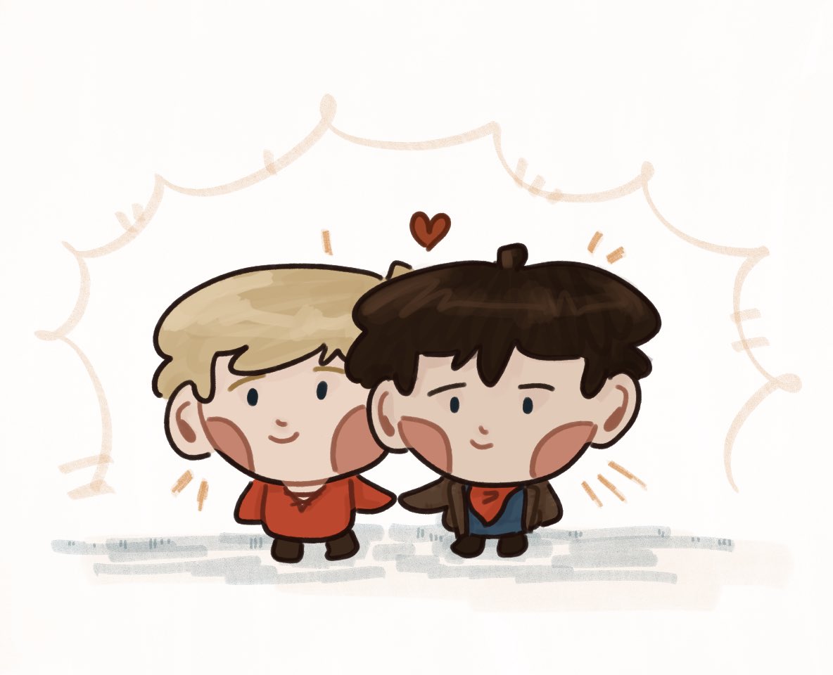 the little guys are out for a walk together :3
#bbcmerlin #merlinbbc #merlin #merthur