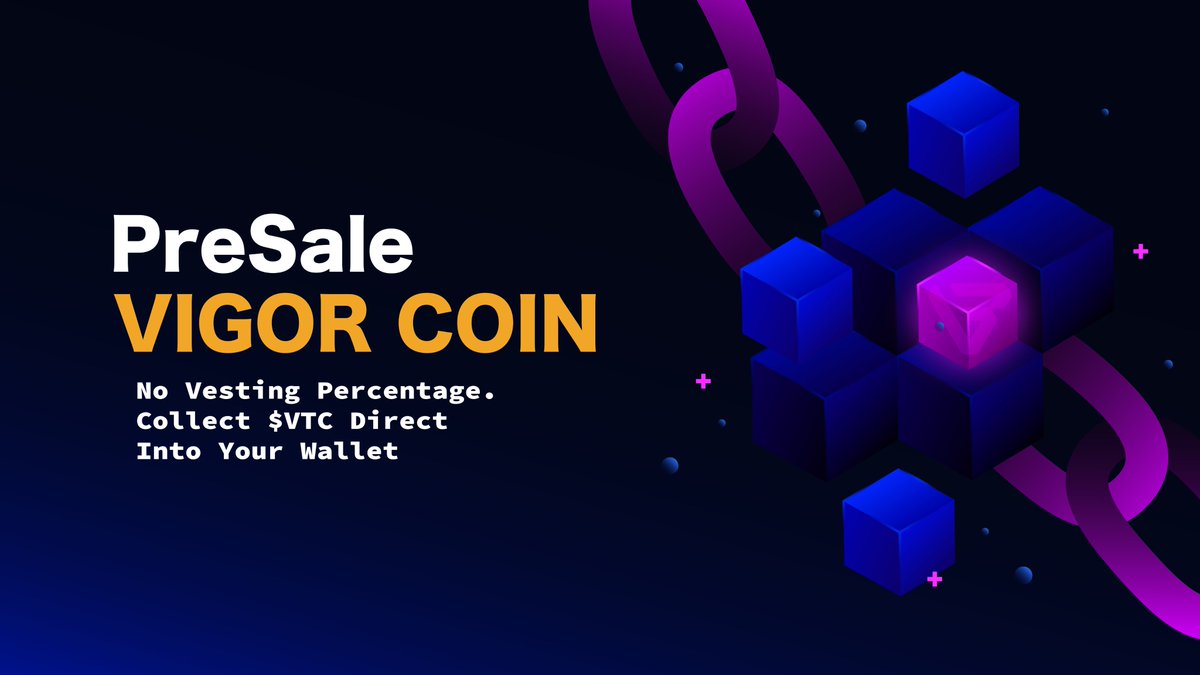 Everyone, update your apps—the presale has started
Presale Now 👉 presale.vigorchain.org

APK Download Link 👉 vigorchain.org/VT_Network_V-1…

Next Round Price : 1 VTC = $1.0000

#Bitcoin #BNB #MATIC #Ethererum