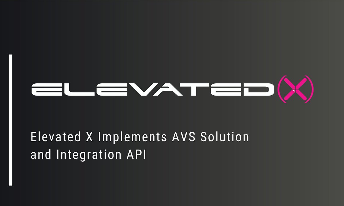 Elevated X Introduces Age Verification Service ow.ly/B74y50RvcBH @elevatedx