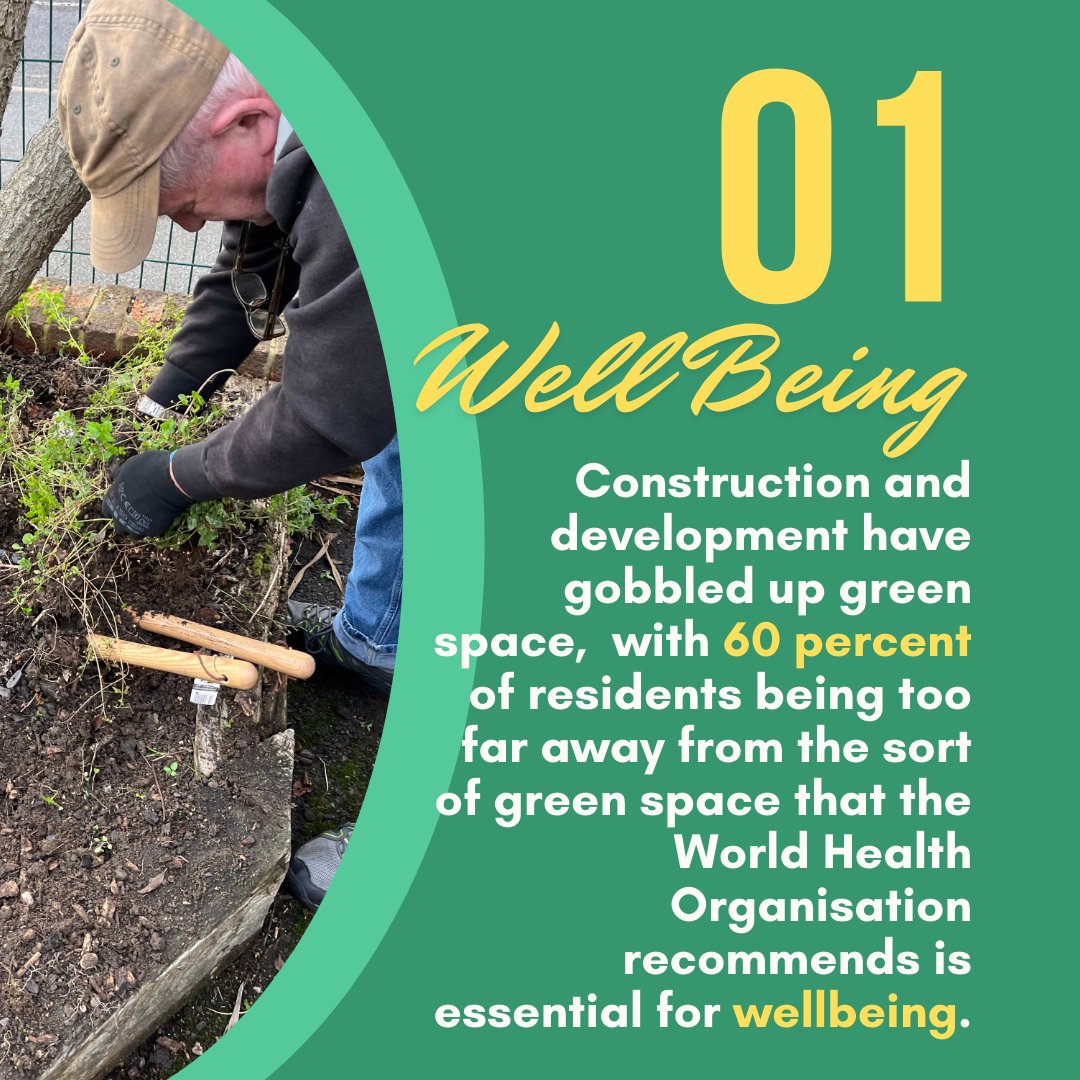 Part 1 of why we need #greenspaces
 #wellbeing