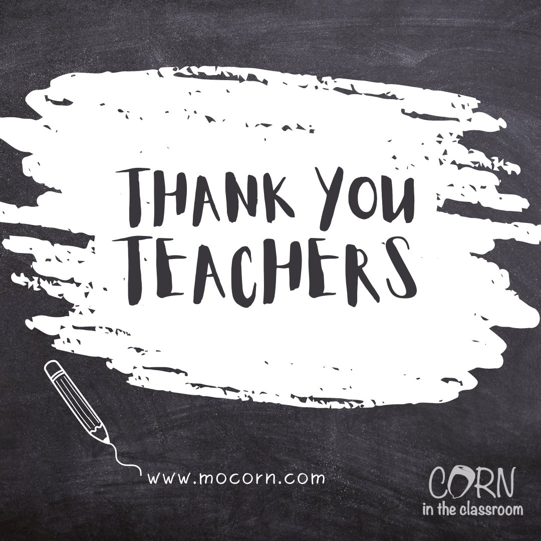 This #TeacherAppreciation Day, we want to thank all Missouri educators for their hard work to prepare students for success. DYK: Missouri Corn also offers FREE educational materials to Missouri teachers. Check them out now at mocorn.org/resources/educ….