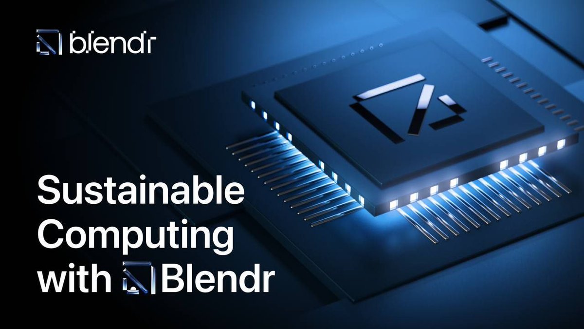 @sir_Dzen The growth of projects like $BLENDR #Depin #GPU #AI showcases the power of blockchain technology in driving innovation. @BlendrNetwork