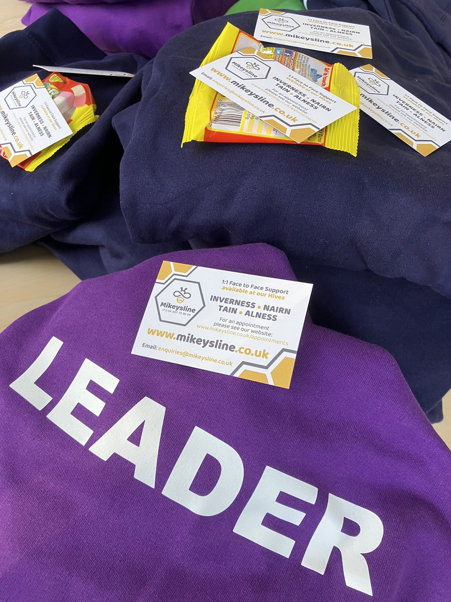 Another large order of #Hoodies on their way across #Highland to our #Youngleaders carrying the #Mikeysline message in the pocket. #itsoknottobeok #Choosetolead #itsallaboutthehoodie #goodiesinhoodies #Hlhleadershp #HLHMakingLifeBetter @HLHSport #Youthworkmatters