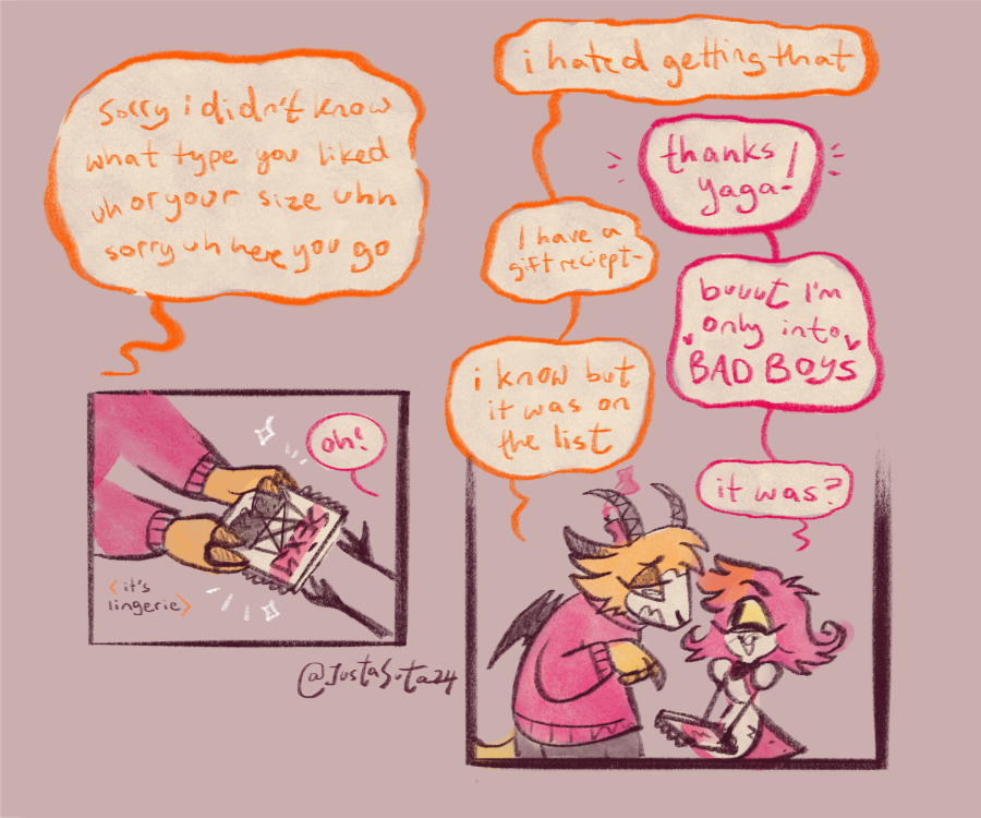 JustaSuta's tweet photo. Since I drew some #hhoc s recently, I wanted to draw mine again. Yagabog again, getting into trouble AGAIN.
#hazbinhotel #HazbinHotelOC #HazbinHotelAlastor #hazbinalastor #hazbinhotelnifty #hazbinnifty #hellverseoc #hellaverse #helluvaoc #hellverse https://t.co/1Co2nDEOq5
