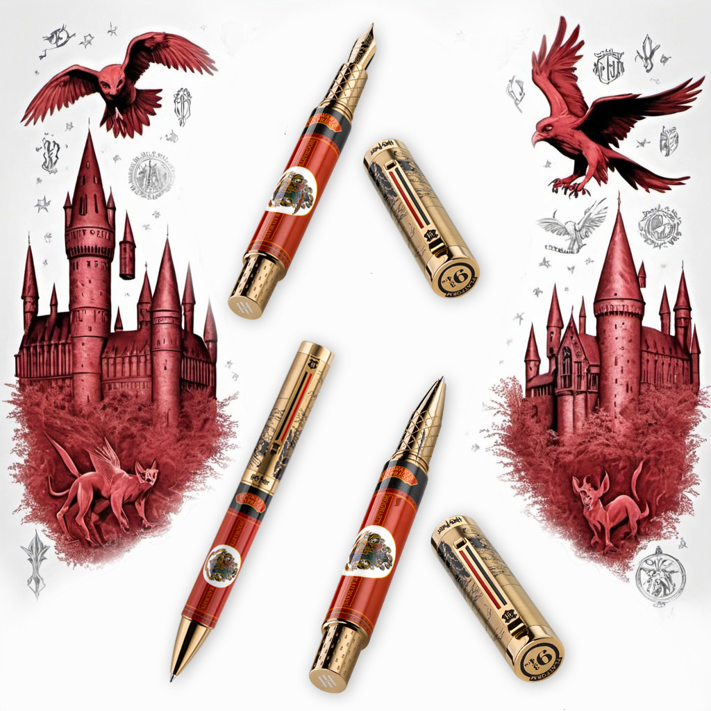 All Aboard the Hogwarts Express—it's #HarryPotterDay. It's ready to depart on Platform 9 3/4; remember to bring your Montegrappa magic writing wand. #HarryPotter #FountainPen #Montegrappa