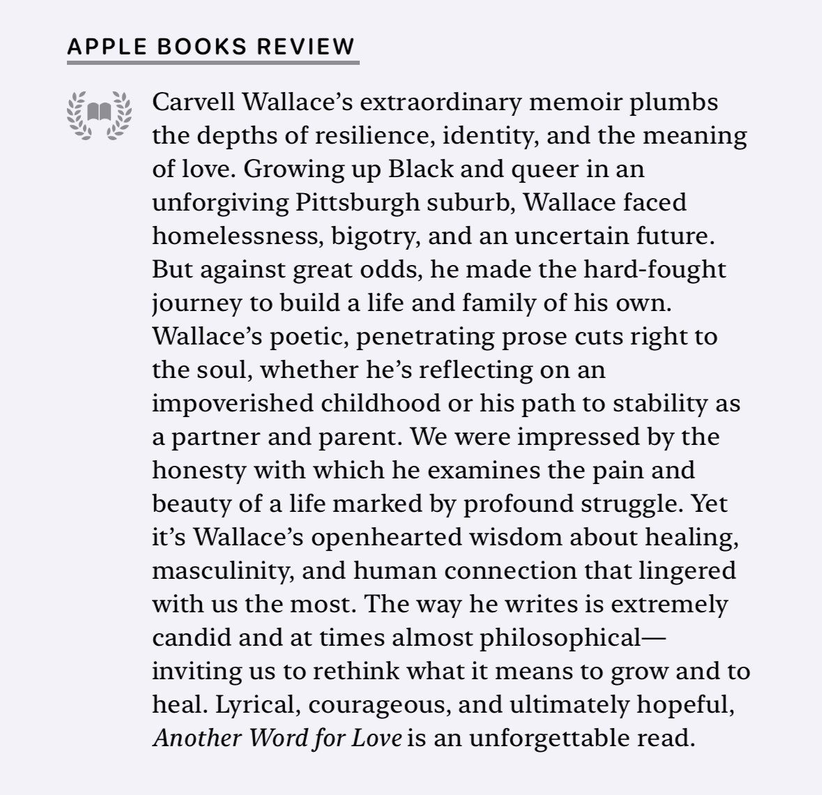 apple.co/bestbooks my book, Another Word For Love was selected as one of the #BestBooks of May by @AppleBooks 😍