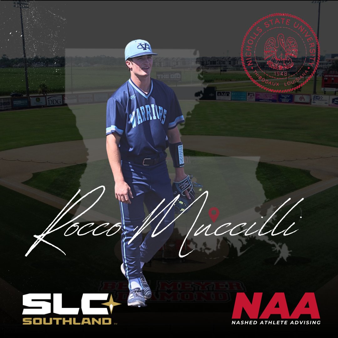 Congrats to Rocco Muccilli on his commitment to Nicholls State!  The Colonels are getting a big time grinder.  Fired up for Rocco.  Louisiana bound!

<a href="/MuccilliRocco/">Rocco Muccilli</a> 
<a href="/VCHSAthletics/">VCHS Athletics</a> 
<a href="/Nicholls_BSB/">Nicholls Baseball</a>