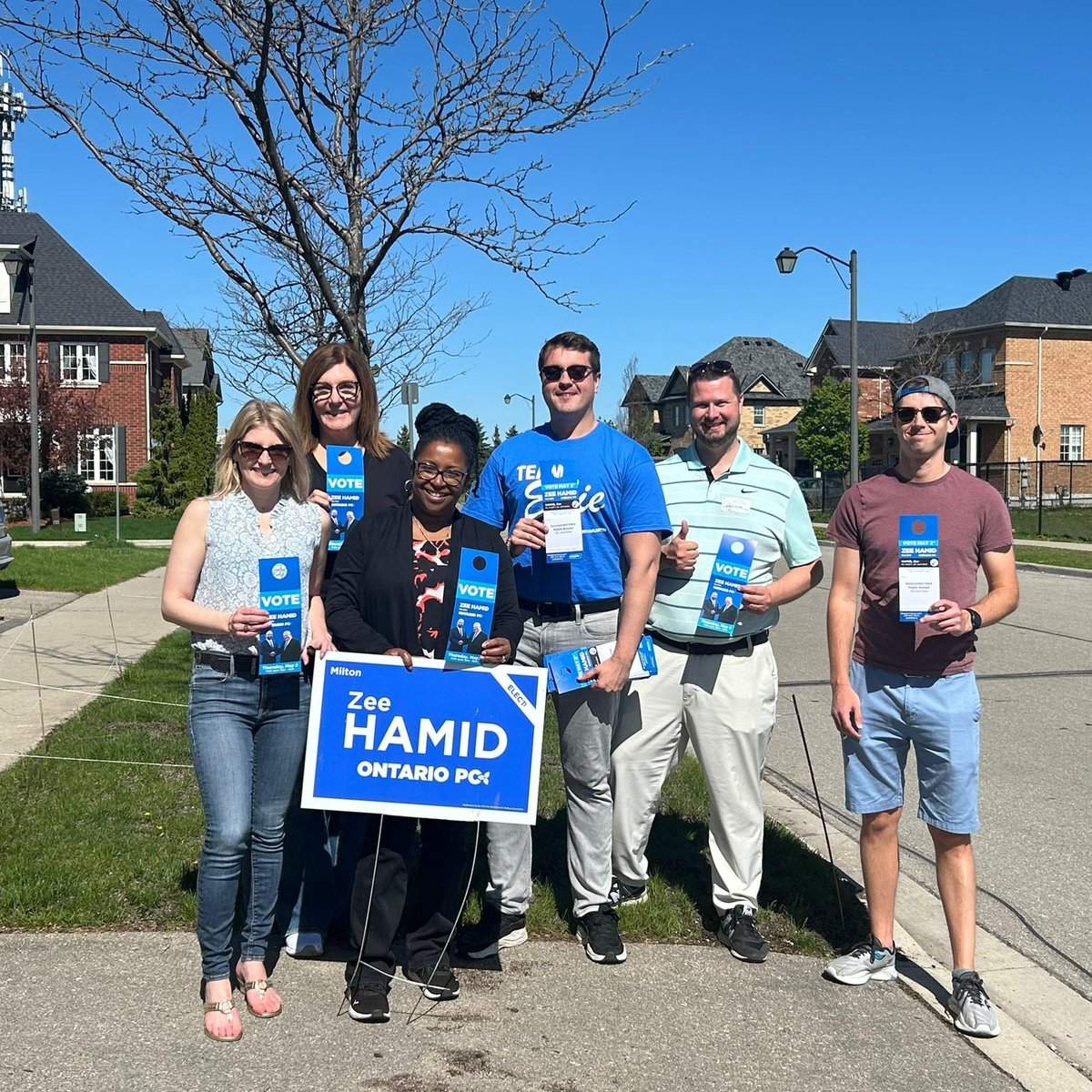 NatalieKPierre's tweet photo. 🗳️ All eyes are on Milton as we head into the by-elections.  I'm thrilled to support his campaign today. Let's rally behind him and make sure every voice is heard! #MiltonVotes #VoteZee @zeeinmilton https://t.co/TxaqjYuhFd