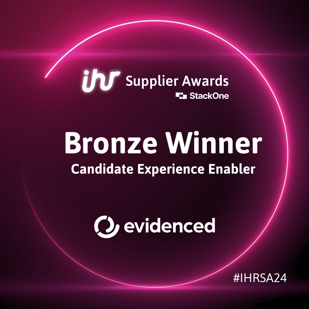 Congratulations to our 2024 Supplier Award winners of the ‘Candidate Experience Enabler’ category! ✨ 🏆 Gold Winner: eploy 🏆 Silver Winner: TopScore 🏆 Bronze Winner: Evidenced #IHRSA24 🌟