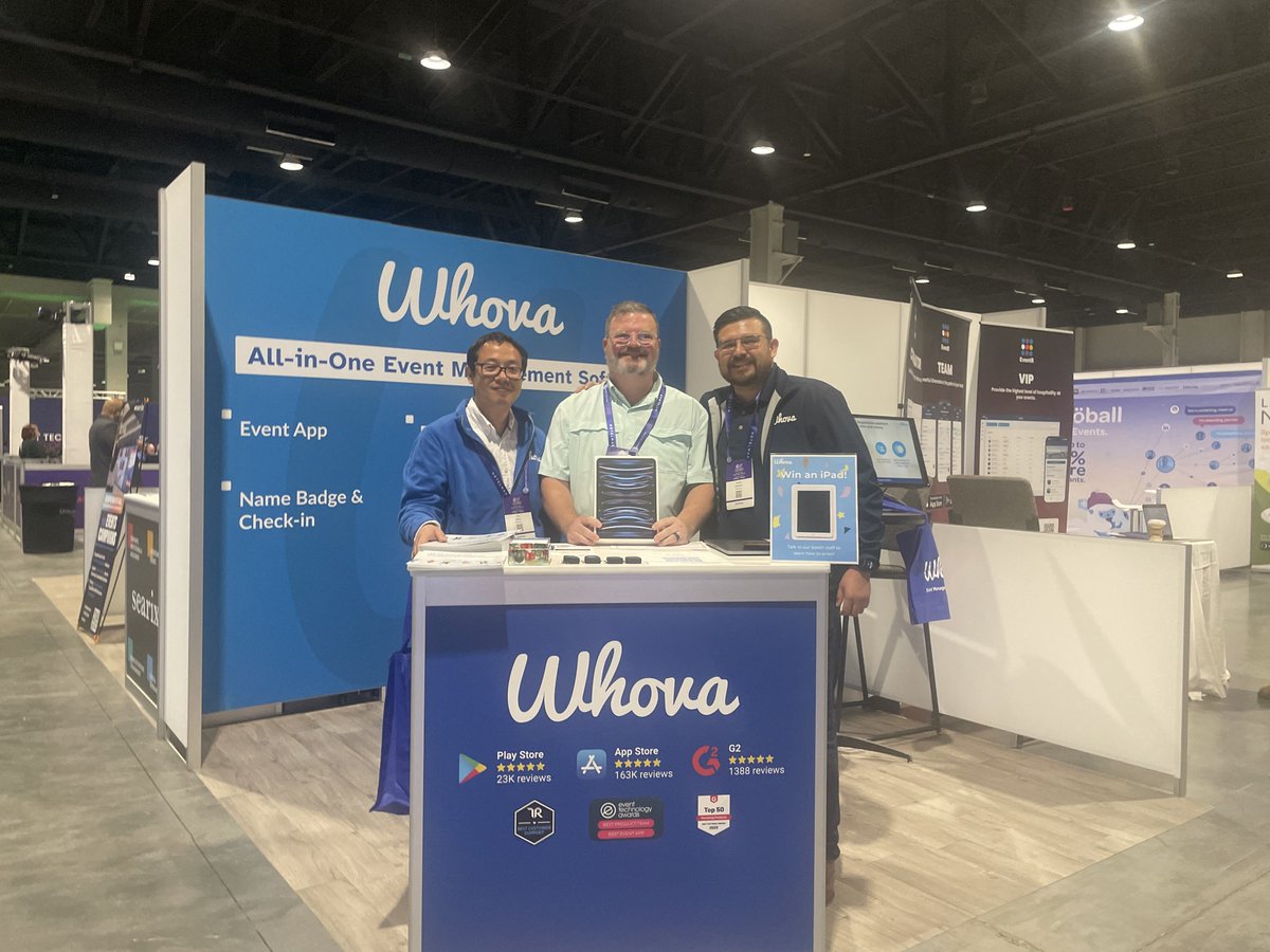 Whova’s Day 2 at Event Tech Live has ended

🎊Congrats to Jeff McClure for winning our iPad Pro Raffle! 🎊

The Whova Team would like to thank everyone who stopped by booth #D4.

We hope you enjoyed a hands-on look at our award winning platform

#ETLVegas24 #eventtech #eventprofs