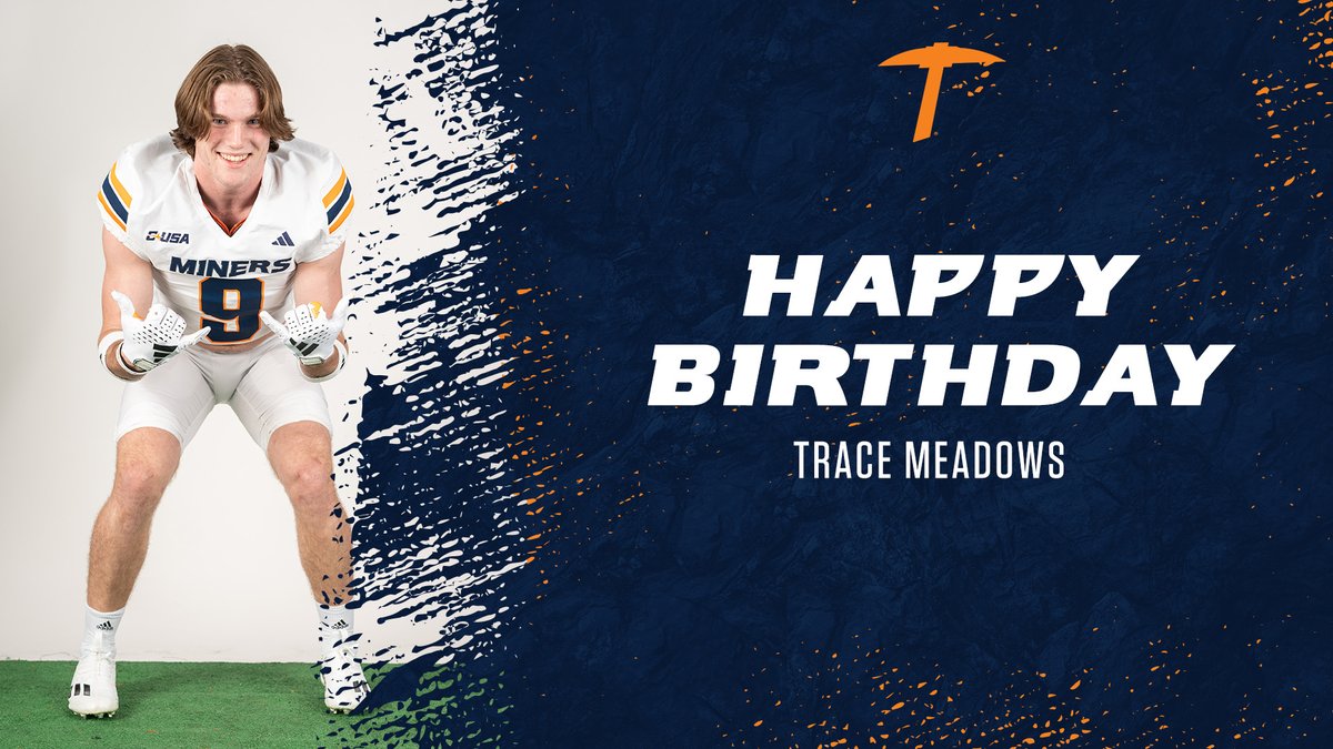 Happy birthday to Linebacker, Trace Meadows‼️⛏️ #WinTheWest | #PicksUp @Trace_Meadows24