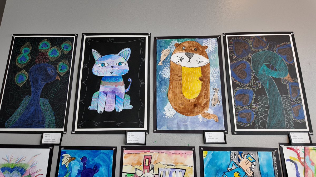 Check out art by SPS elementary school students at @RiverParkSquare's Kress Gallery throughout May. A free opening reception will be held on Friday, May 3, from 5-7 p.m., which will also feature performances by the Salk Middle School Jazz Band, Pop Strings and Choir. #EngagedIRL