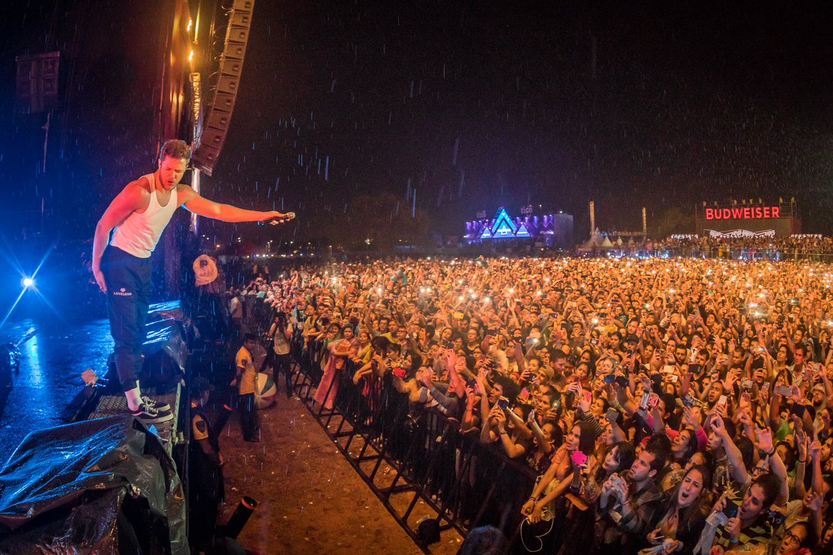 Se suspende el concierto de Karol G por lluvias.

IMAGINE DRAGONS EN 2018 EN PLENA TORMENTA.