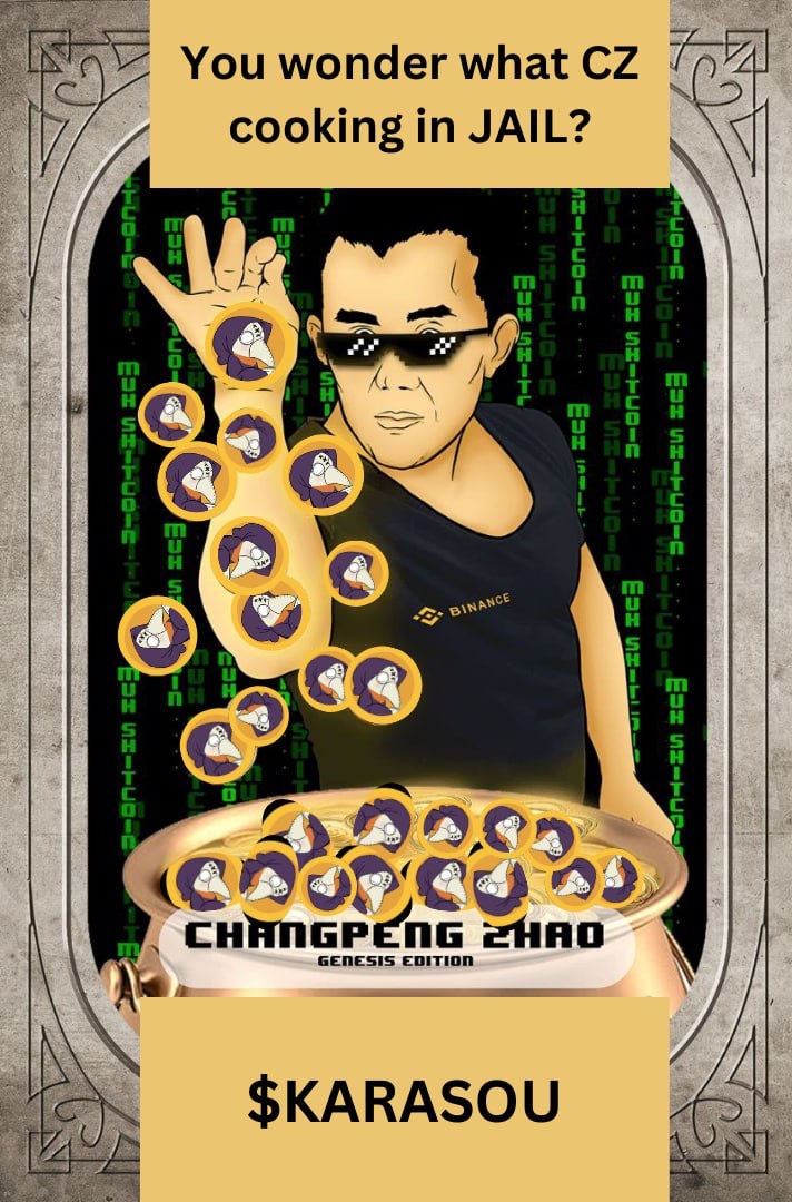 @APompliano Than get some #Karasou and eat popcorn 🍿 

Coming soon in MEXC

#memecoin