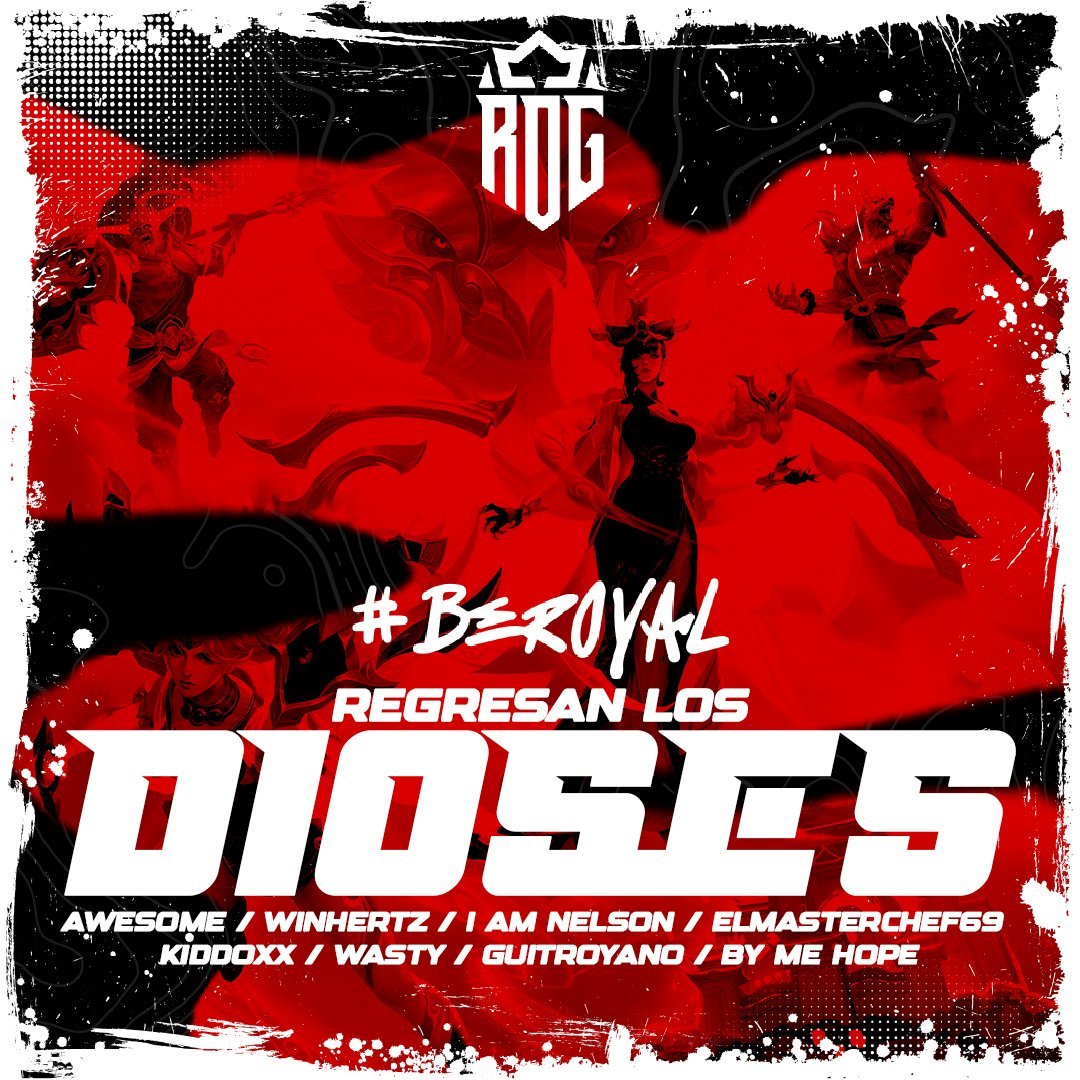 ⚜️ REGRESAN LOS DIOSES ⚜️

 ✨Presentamos nuestro roster para la SERIE C de la <a href="/ZideLatam/">Zide Latam ▶</a>  EMERALD LEAGUE:

🔱Awesome
🔱 Winhertz 
🔱Im Am Nelson 
🔱 El MasterChef69
🔱Kiddox

✨ Wastyyy
✨ Guitroyano 
✨ Be my hope

#GOROG #BEROYAL