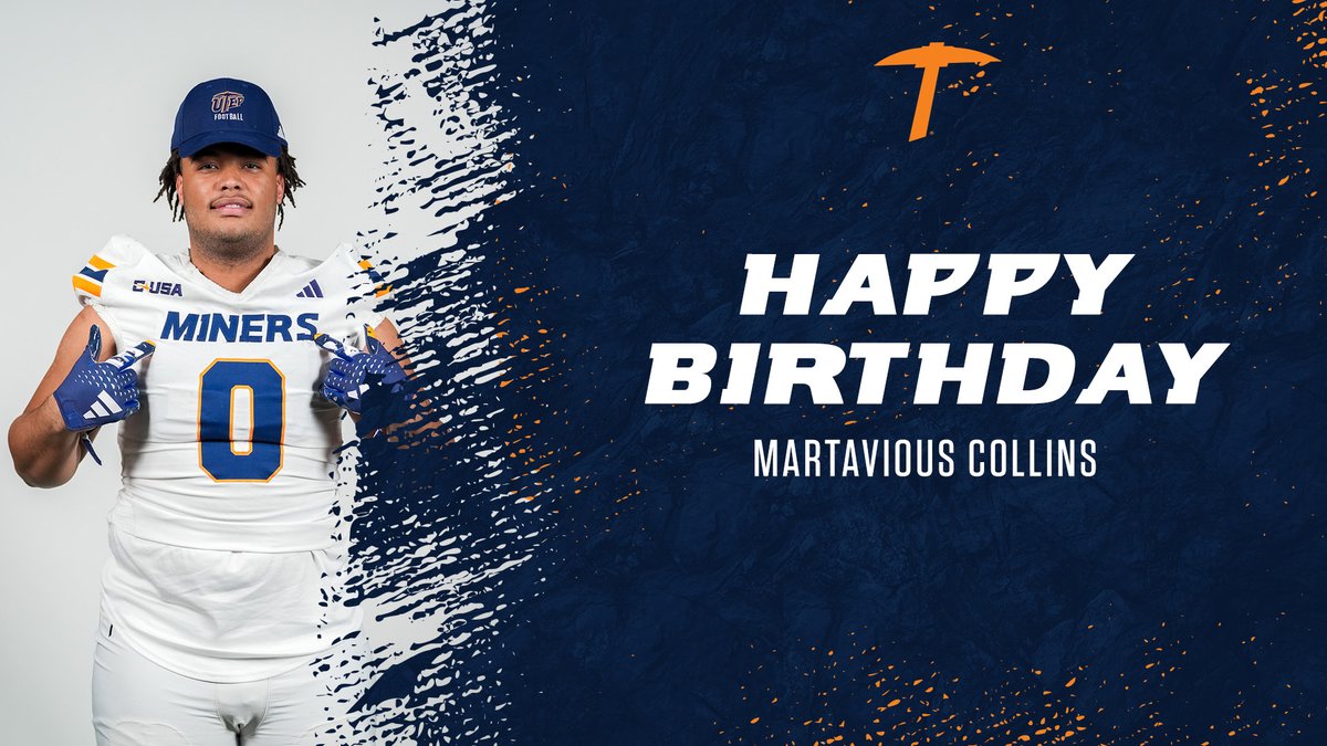 Happy birthday to Tight End, Martavious Collins‼️⛏️ #WinTheWest | #PicksUp @Martavious122